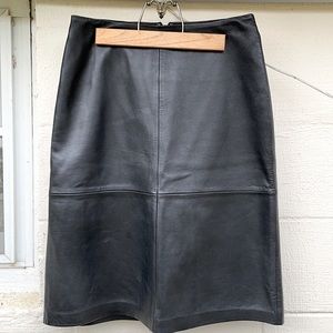 100% Genuine Leather Skirt